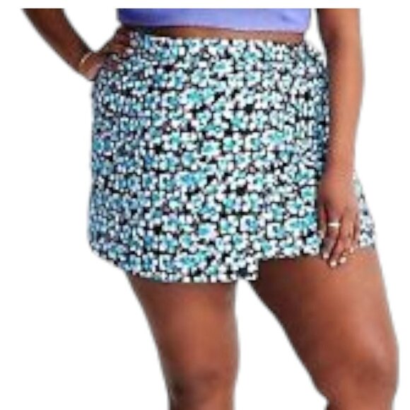 Women's Floral Print Ditsy Cargo Skirt | Future Collective | 22 - Picture 11 of 11